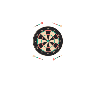 Tablă Darts model negru pe tricou