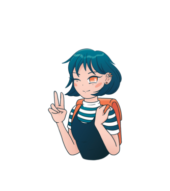 Anime fată model alb pe tricou