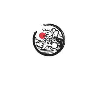 Yin-Yang Bonsai model alb pe tricou