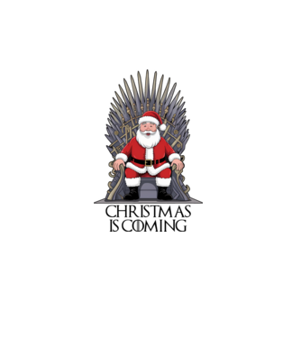 Christmas is Coming Alb model alb pe tricou
