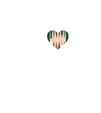 Love Backgammon model  pe tricou