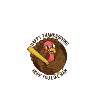 Happy Thanksgiving - Hope you like Ham model gri pe tricou