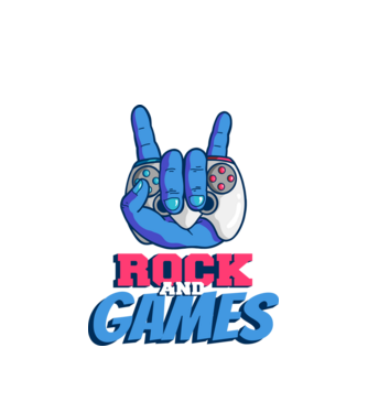 Rock And Games model alb pe tricou