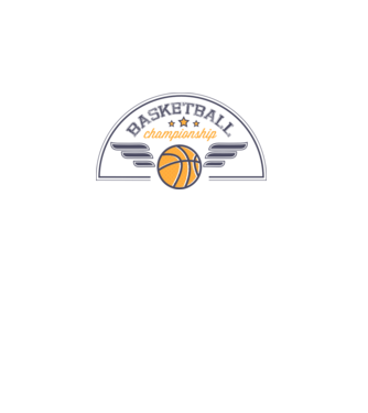 Basketball Championship model alb pe tricou