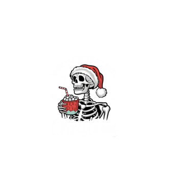 Dead inside, but it's christmas Negru model negru pe tricou
