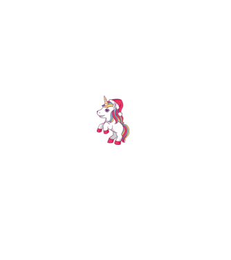 Unicorn de Crăciun model gri pe tricou