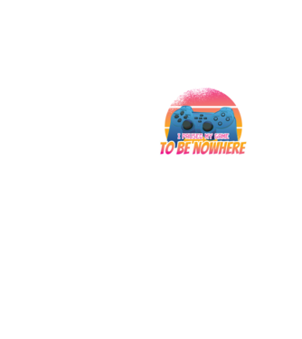 I paused my game to be nowhere model galben neon pe tricou