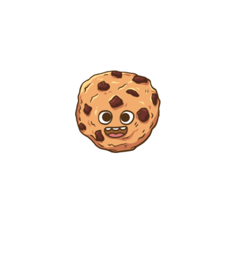 Cookie drăguț model albastru jeanși pe tricou