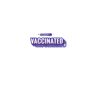 Vaccinat model negru pe tricou