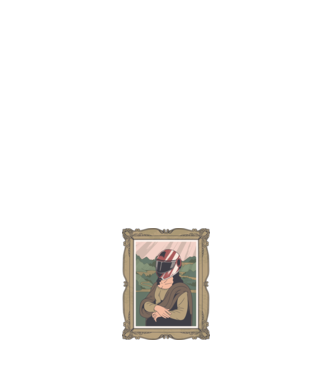 Mona Lisa Concurent model alb pe tricou