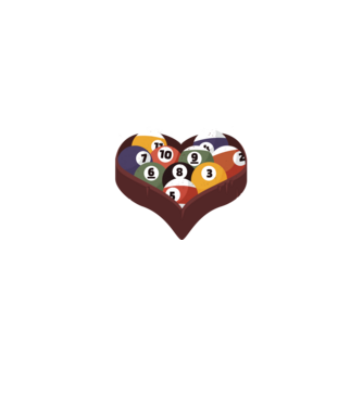 I break hearts - Biliard model albastru jeanși pe tricou