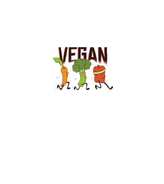 Legume vegan model alb pe tricou
