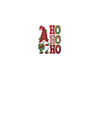 HOHOHO Gnome model negru pe tricou