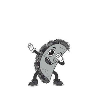 Taco DAB model verde de măr pe tricou