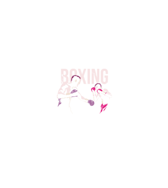Boxing model negru pe tricou