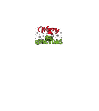 Merry Grinchymas - Grinch model albastru închis pe tricou