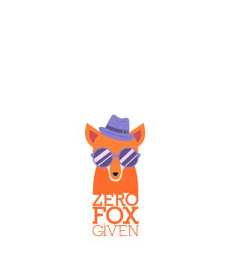 Zero Fox Given model albastru închis pe tricou
