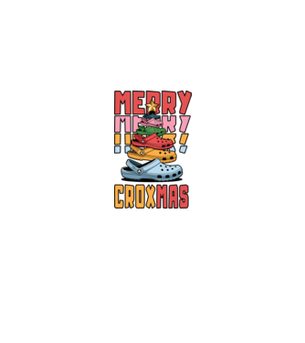 Merry Croxmas  model negru pe tricou