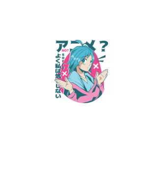 Tricou Anime model alb pe tricou