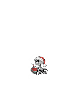 Dead inside, but it's christmas Negru model negru pe tricou