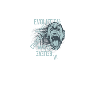 Evolution - Very gradual change model negru pe tricou