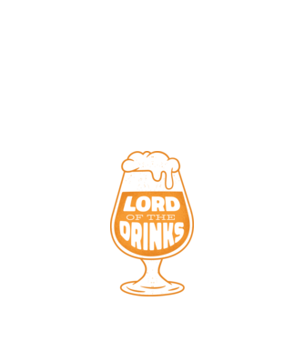 Lord of the Drinks Bere model negru pe tricou