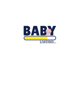 Baby is loading - tricou amuzant pentru mămici model gri pe tricou