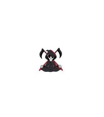 Moartea - Grim Reaper model negru pe tricou