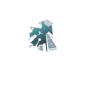 Tricou design Parkour model negru pe tricou