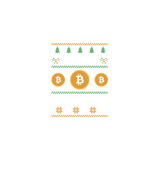 Merry Gainmas Bitcoin tricou cu pulovăr urât model negru pe tricou
