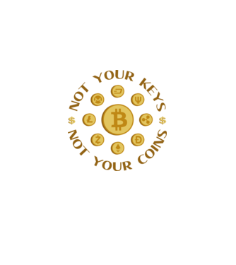 Criptomonede model alb pe tricou