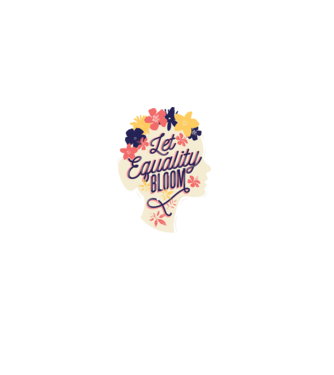 Let Equality Bloom Ziua Femeii model gri pe tricou
