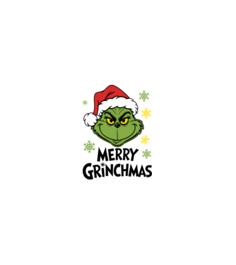 Merry Grinchmas Alb model alb pe tricou