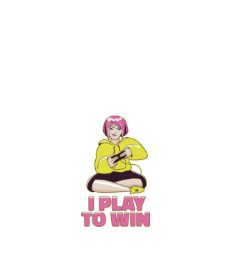 Anime fată Gamer model albastru închis pe tricou