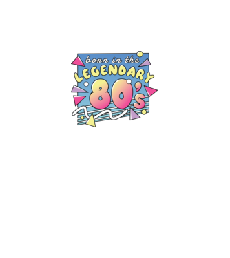 M-am născut în legendarii ani 80 model negru pe tricou
