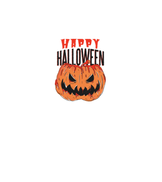 Happy Halloween Pumpkin model alb pe tricou