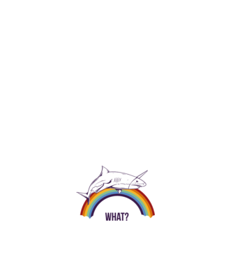 Rechin unicorn model alb pe tricou