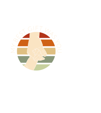 My Best Gift Was You model negru pe tricou