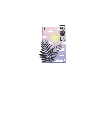 Vaporwave Val model gri pe tricou