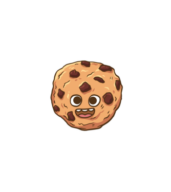 Cookie drăguț model turcoaz pe tricou