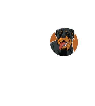 Tricou cu Câine Rottweiler model galben neon pe tricou