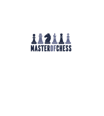 Master of Chess model alb pe tricou