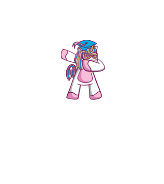 Unicorn Absolvent DAB model alb pe tricou