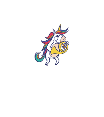 Unicorn Corn model gri pe tricou