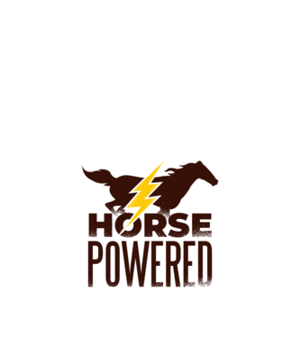 Horse Powered Cal-putere tricou călăreț model nisipiu pe tricou