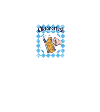 Tricou cu bere Oktoberfest model albastru închis pe tricou