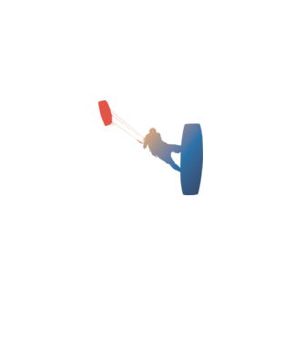 Kite Surfer model alb pe tricou