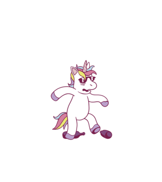 Mahmureală unicorn model turcoaz pe tricou