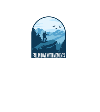 Fall in love with moments model turcoaz pe tricou