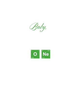 Baby you are the one model negru pe tricou